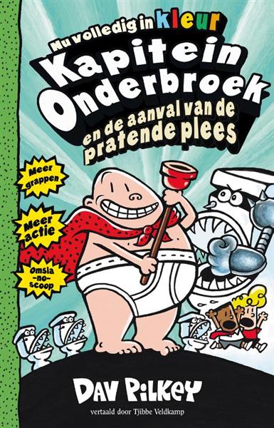 Grote foto kapitein onderbroek en de aanval van de pratende plees kapitein onderbroek 2 boeken jeugd 13 jaar en ouder