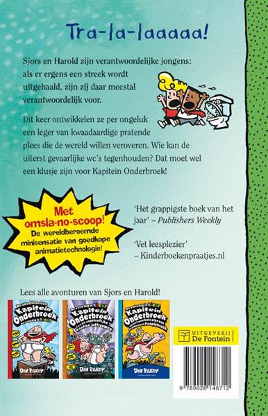 Grote foto kapitein onderbroek en de aanval van de pratende plees kapitein onderbroek 2 boeken jeugd 13 jaar en ouder