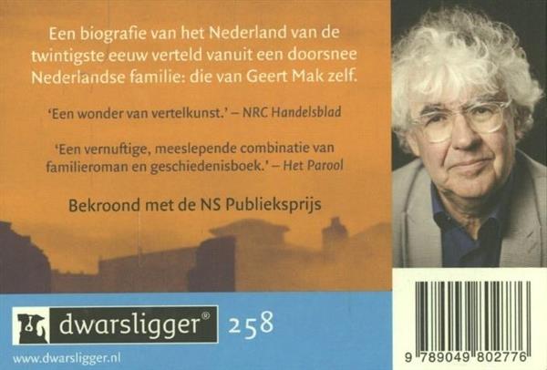 Grote foto de eeuw van mijn vader dwarsligger 258 boeken literatuur
