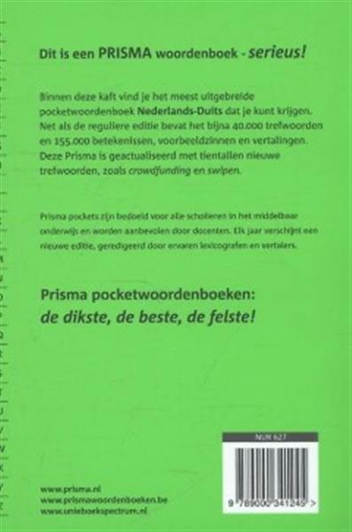 Grote foto prisma pocketwoordenboeken nederlands duits prisma pocketwoordenboeken boeken woordenboeken