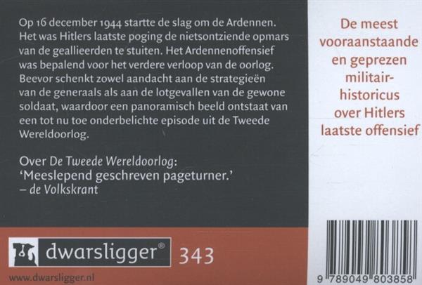 Grote foto het ardennenoffensief dwarsligger 343 boeken geschiedenis wereld