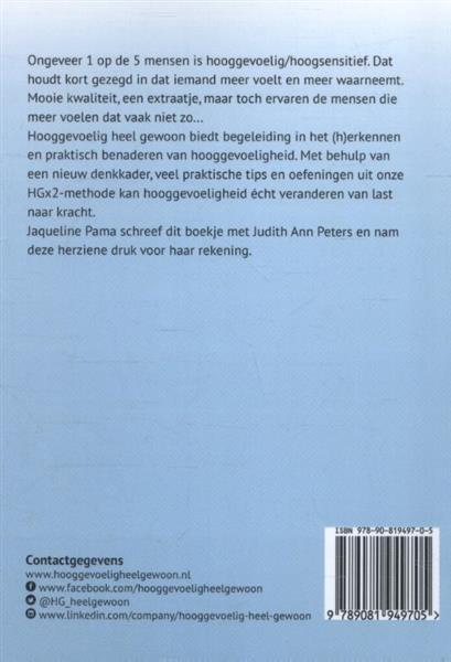 Grote foto hooggevoelig heel gewoon kinderen en ouders boeken overige boeken