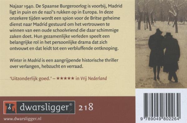 Grote foto winter in madrid dwarsligger 218 boeken thrillers