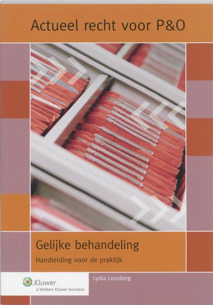 Grote foto gelijke behandeling actueel recht voor p o boeken overige boeken