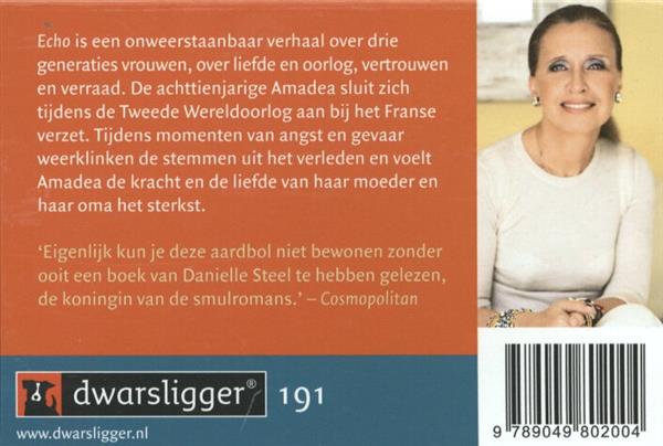 Grote foto echo dwarsligger 191 boeken overige boeken