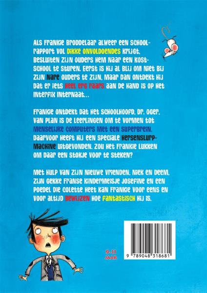 Grote foto fantastische frankie en de hersenslurpmachine boeken jeugd 13 jaar en ouder