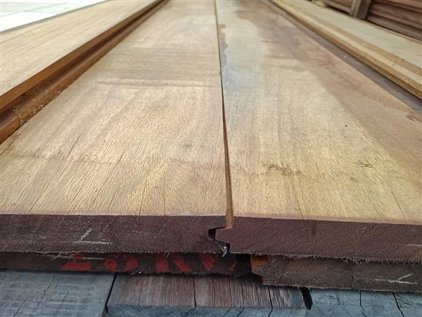 Grote foto hardhout 4cm damwand 400cm doe het zelf en verbouw hout en planken
