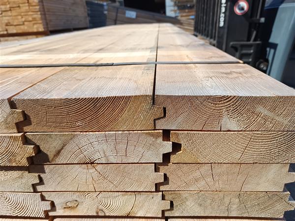 Grote foto 50x180mm grenen damwand 300cm doe het zelf en verbouw hout en planken