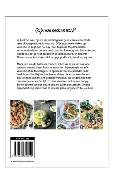 Grote foto het back on track kookboek chickslovefood boeken kookboeken