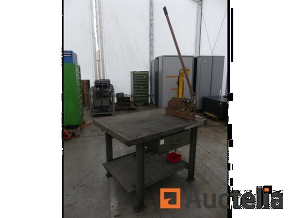 Grote foto werktafel met handmatige schuiven tuin en terras overige tuin en terras