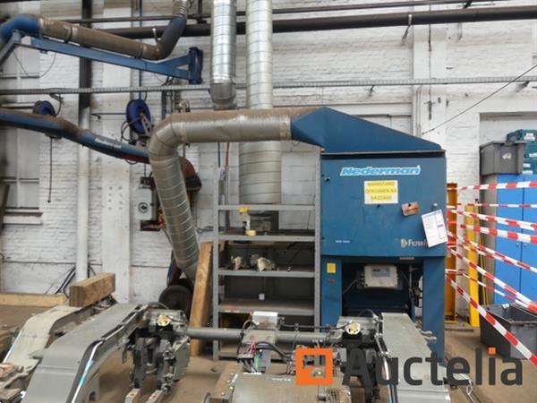 Grote foto rookafvoer met 2 nedermann armen ref 102 nieuwe inventaris doe het zelf en verbouw ijzerwaren en bevestigingsmiddelen
