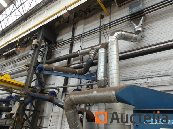 Grote foto rookafvoer met 2 nedermann armen ref 102 nieuwe inventaris doe het zelf en verbouw ijzerwaren en bevestigingsmiddelen