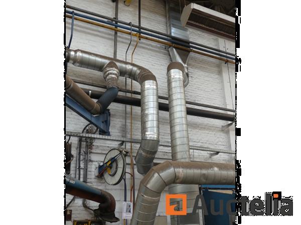 Grote foto rookafvoer met 2 nedermann armen ref 102 nieuwe inventaris doe het zelf en verbouw ijzerwaren en bevestigingsmiddelen