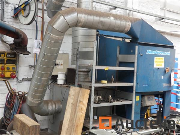 Grote foto rookafvoer met 2 nedermann armen ref 102 nieuwe inventaris doe het zelf en verbouw ijzerwaren en bevestigingsmiddelen