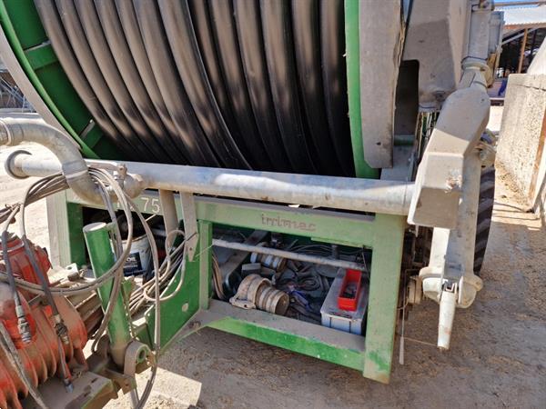 Grote foto irrimec mdt11 beregeningshaspel 750 meter 125 mm agrarisch beregeningapparatuur