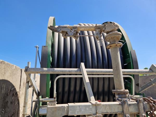 Grote foto irrimec mdt11 beregeningshaspel 750 meter 125 mm agrarisch beregeningapparatuur