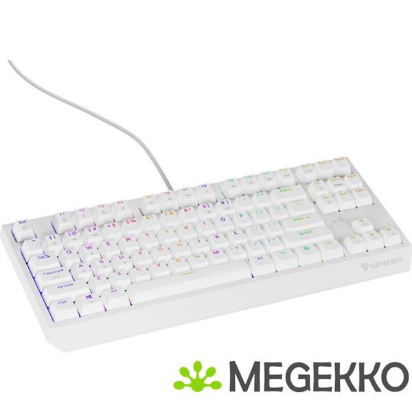 Grote foto genesis nkg 2080 thor 230 tkl rgb gaming toetsenbord in wit computers en software toetsenborden