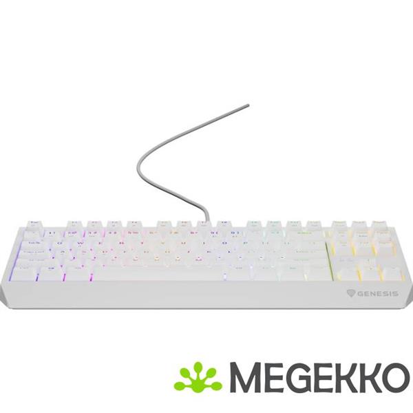 Grote foto genesis nkg 2080 thor 230 tkl rgb gaming toetsenbord in wit computers en software toetsenborden