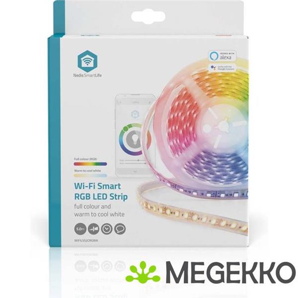 Grote foto smartlife led strip wi fi koel wit rgb warm wit smd 5.00 m ip21 2700 6500 k 960 computers en software overige computers en software