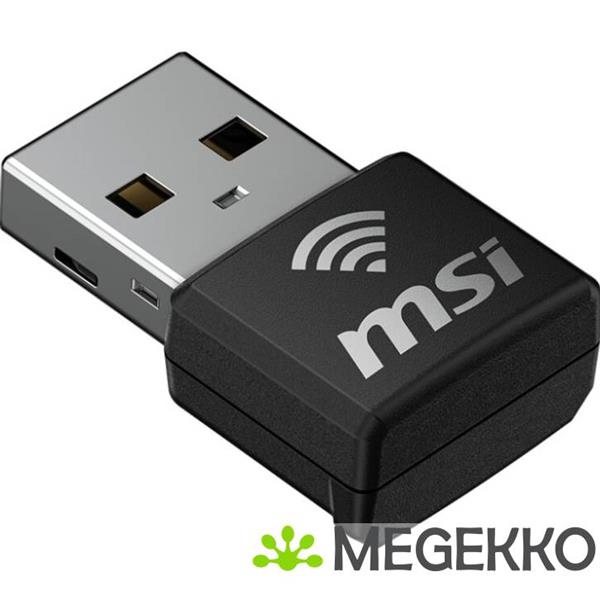 Grote foto msi ax1800 nano wifi usb adapter interfacekaart adapter usb 2.0 computers en software netwerkkaarten routers en switches