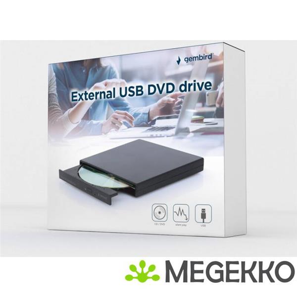 Grote foto gembird optische drive voor dvd zwart computers en software overige computers en software