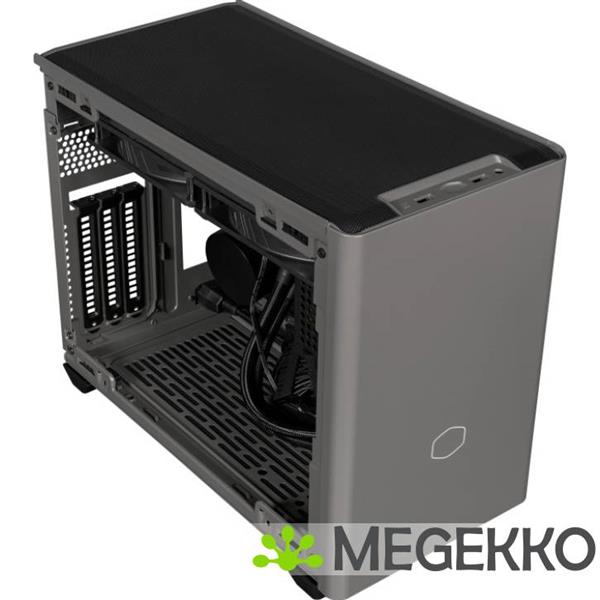 Grote foto cooler master masterbox nr200p max black incl. 850w psu ingebouwde 280mm aio computers en software behuizingen en kasten