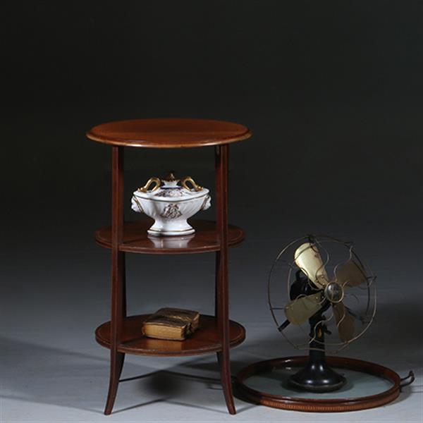 Grote foto bijzettafel wijntafel of etag re met afneembaar dienblad ca 1890 no.283025 antiek en kunst stoelen en banken
