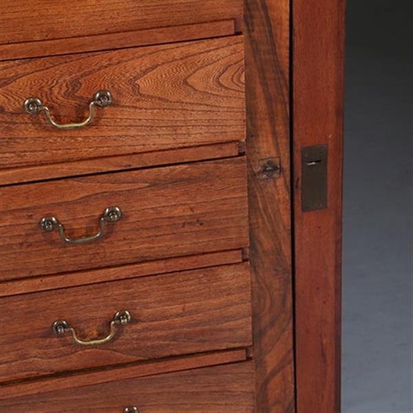 Grote foto jaarkast met 1 extra brede lade en 12 maandladen ca 1890 wellington sluitingen no281405 antiek en kunst stoelen en banken