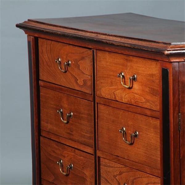 Grote foto jaarkast met 1 extra brede lade en 12 maandladen ca 1890 wellington sluitingen no281405 antiek en kunst stoelen en banken