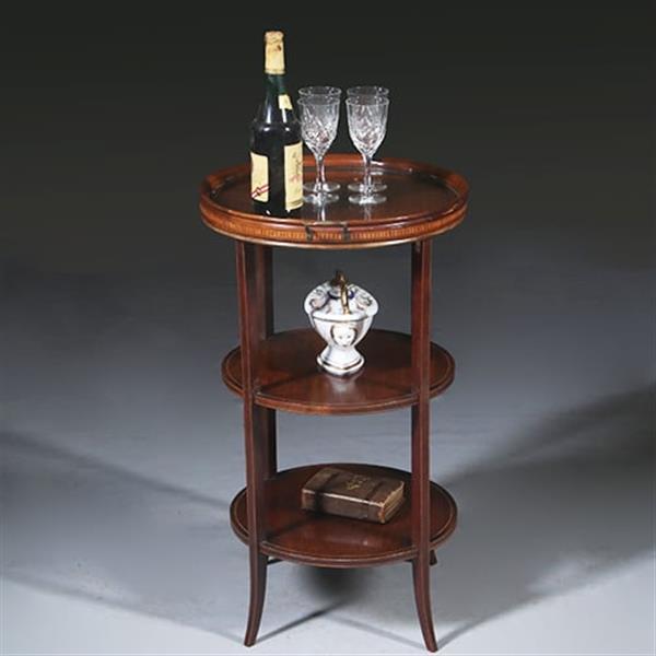 Grote foto bijzettafel wijntafel of etag re met afneembaar dienblad ca 1890 no.283025 antiek en kunst stoelen en banken