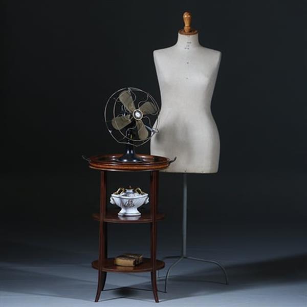 Grote foto bijzettafel wijntafel of etag re met afneembaar dienblad ca 1890 no.283025 antiek en kunst stoelen en banken