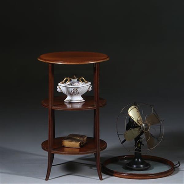 Grote foto bijzettafel wijntafel of etag re met afneembaar dienblad ca 1890 no.283025 antiek en kunst stoelen en banken