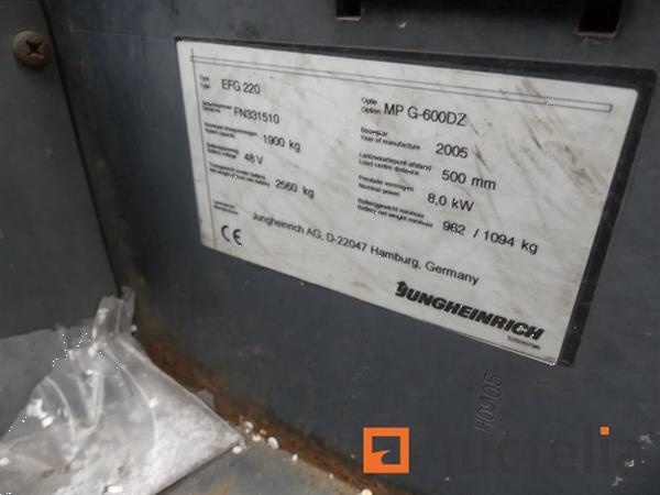 Grote foto heftruck voor onderdelen jungheinrich efg 220 ref 9760 204 agrarisch heftrucks