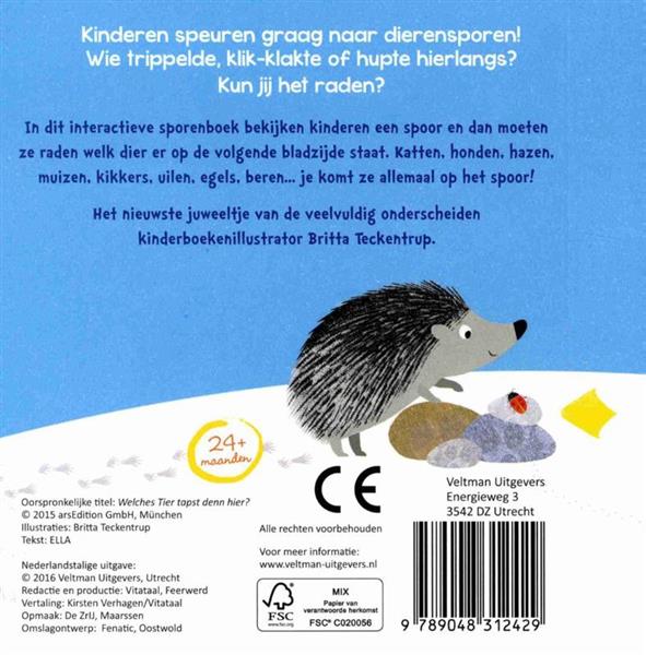 Grote foto welk dier liep hier boeken jeugd 13 jaar en ouder