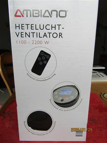 Grote foto ambiano ventilator witgoed en apparatuur ventilatoren en airco