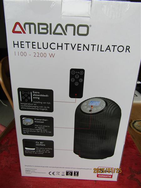 Grote foto ambiano ventilator witgoed en apparatuur ventilatoren en airco