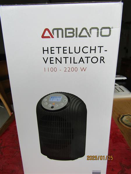 Grote foto ambiano ventilator witgoed en apparatuur ventilatoren en airco