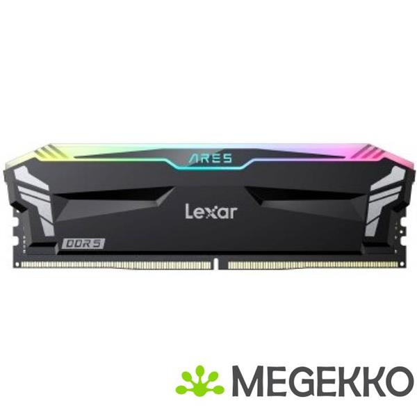 Grote foto lexar ddr5 ares rgb 2x16gb 6400 computers en software harde schijven