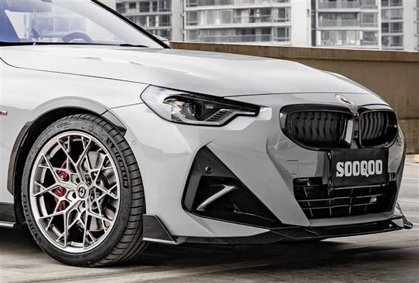 Grote foto dit betreft een set bmw 2 serie g42 carbon voorbumper lucht happer auto onderdelen tuning en styling