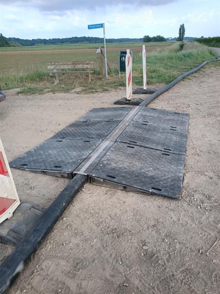 Grote foto slangenbrug agrarisch beregeningapparatuur