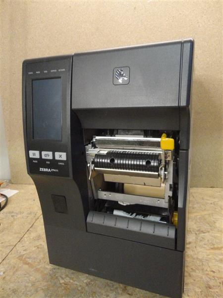 Grote foto zebra zt411 thermal label printer lan usb rewinder peel new printhead 300dpi computers en software printers
