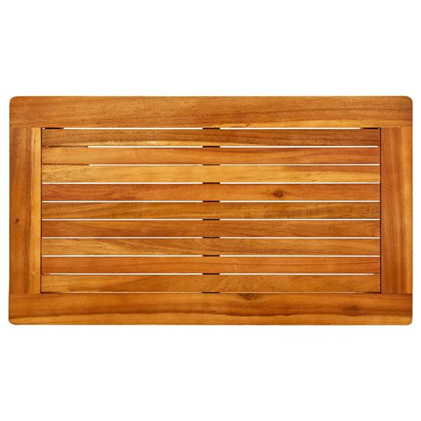 Grote foto vidaxl tuintafel 70x40x36 cm massief acaciahout tuin en terras tuinmeubelen