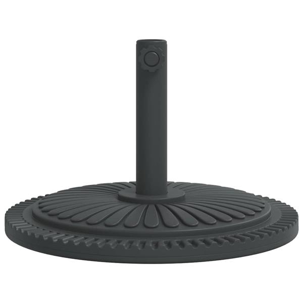 Grote foto vidaxl parasolvoet voor stok van 38 48 mm 12 kg rond tuin en terras overige tuin en terras