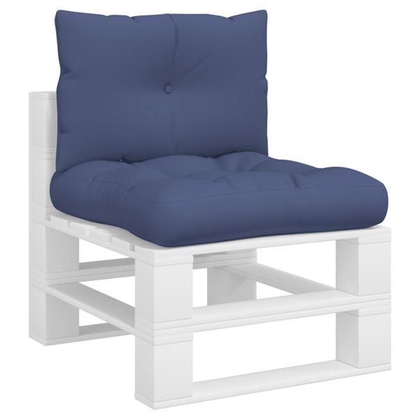 Grote foto vidaxl palletkussenset 60x38x13 cm stof marineblauw huis en inrichting woningdecoratie