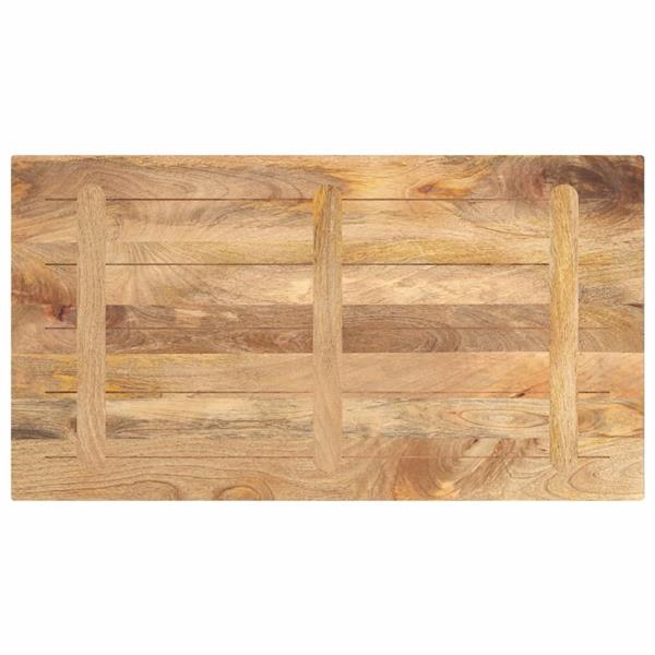 Grote foto vidaxl tafelblad rechthoekig 100x50x3 8 cm massief mangohout antiek en kunst stoelen en banken