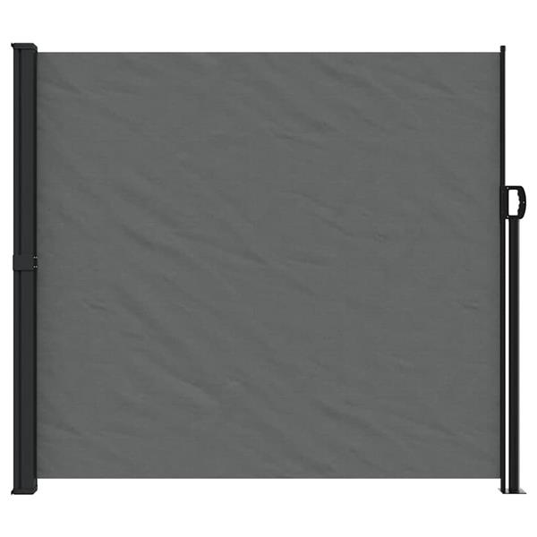 Grote foto vidaxl windscherm uittrekbaar 180x300 cm antracietkleurig tuin en terras overige tuin en terras