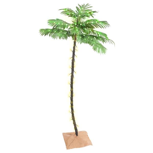 Grote foto vidaxl palmboom led 96 led warmwit 180 cm diversen overige diversen