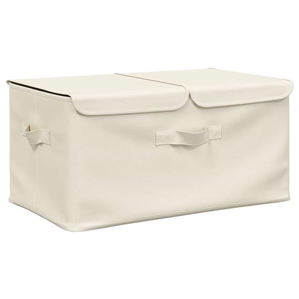 Grote foto vidaxl opbergboxen 2 st 50x30x25 cm stof cr mekleurig doe het zelf en verbouw materialen en producten