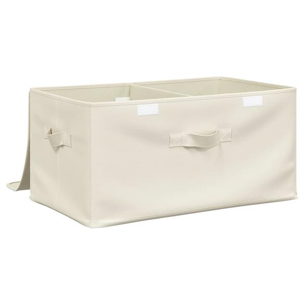 Grote foto vidaxl opbergboxen 2 st 50x30x25 cm stof cr mekleurig doe het zelf en verbouw materialen en producten
