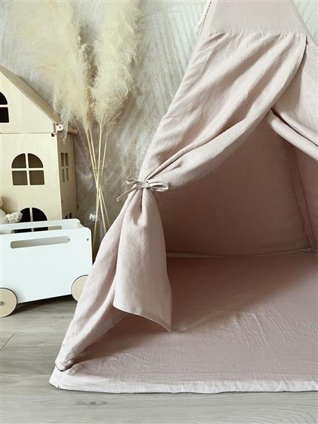 Grote foto tipi tent linnen powder pink powder pink kinderen en baby overige